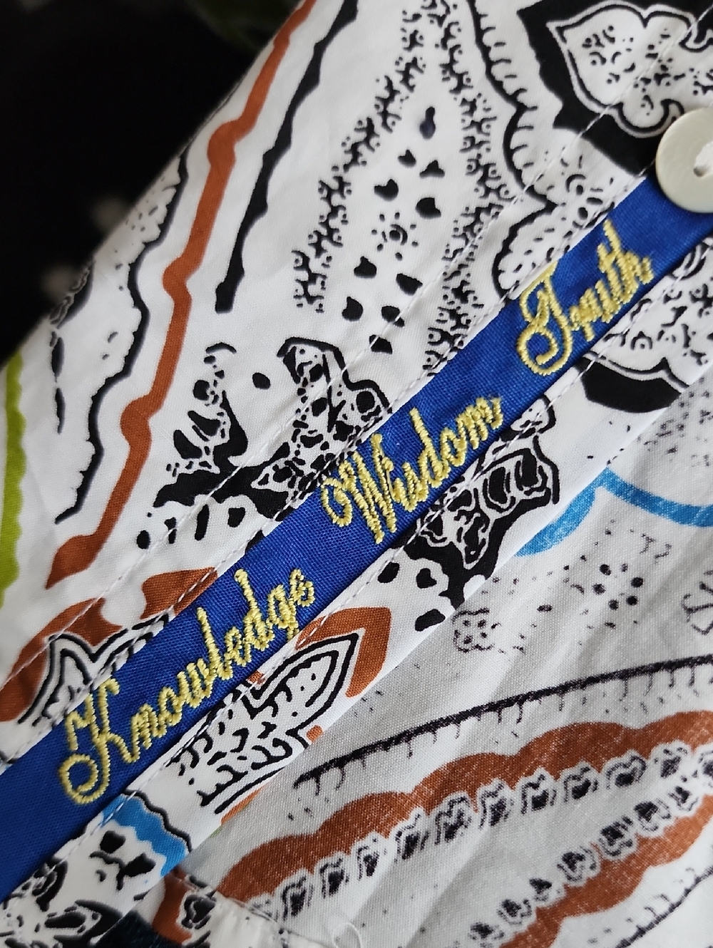 Rober Graham Paisley Embroidered Button Down Shirt - Picture 11 of 12